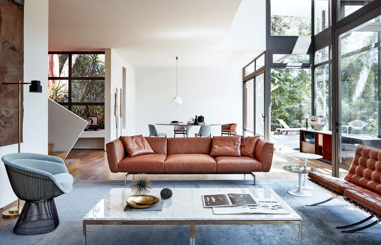 selection-of-brown-leather-chairs-mid-century-modern-end-tables-federico cedrone