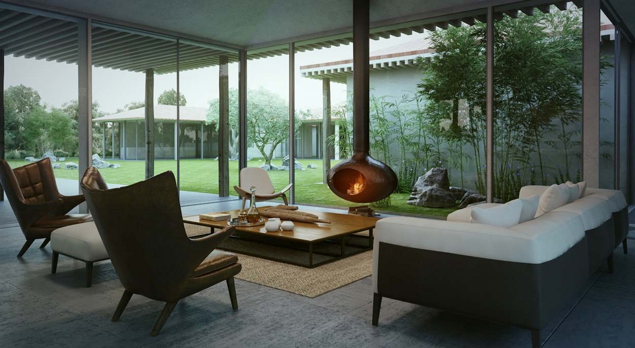 wide-windows-mid-century-modern-living-room-tables-studio aiko