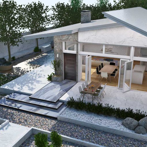 طراحی ویلای مدرن-طراحی محوطه باغ-توسط گروه طراحی معماری و مهندسی آس دیزاین