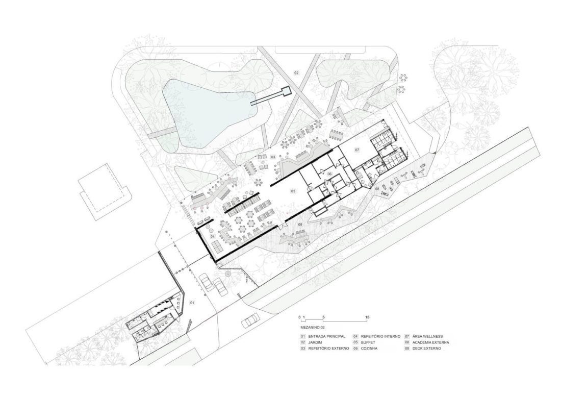 نقشه کف ساختمان مجتمع آموزشی اینتل - اسیستانت آس دیزاین