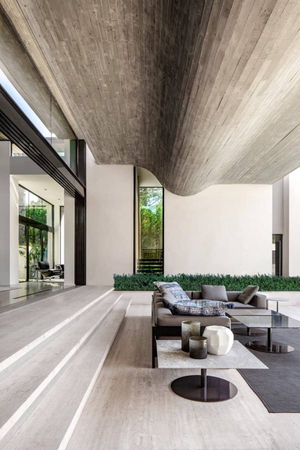 طرح داخلی خانه ی تابستانی سائوتای با سقف امواج - اسیستانت آس دیزاین