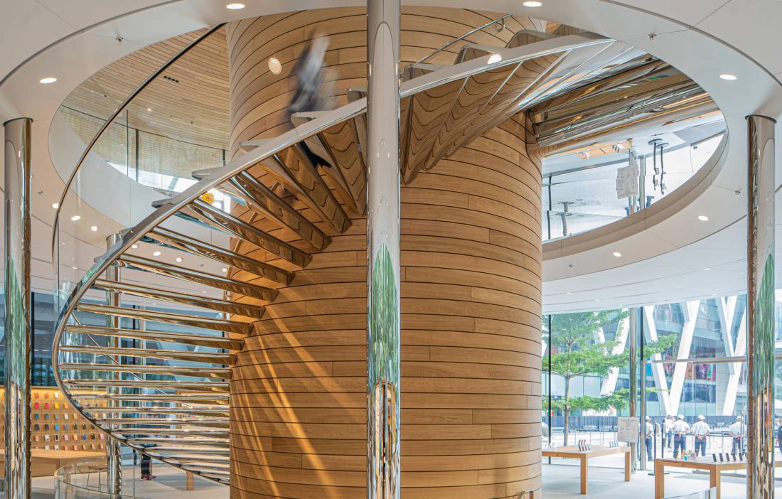 طراحی راه پله اپل سنترال بانکوک - تحریریه آس دیزاین