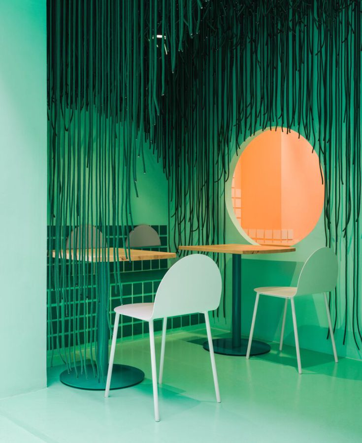 طراحی داخلی رستوران با القای حس جنگل - تحریریه اس دیزاین