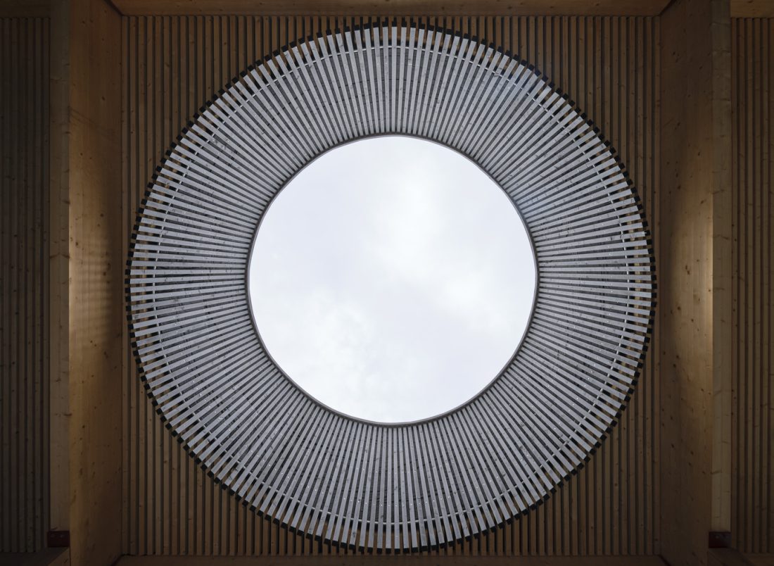 سقف دایره ای استراحتگاه پیستوهیکا - تحریریه آس دیزاین 