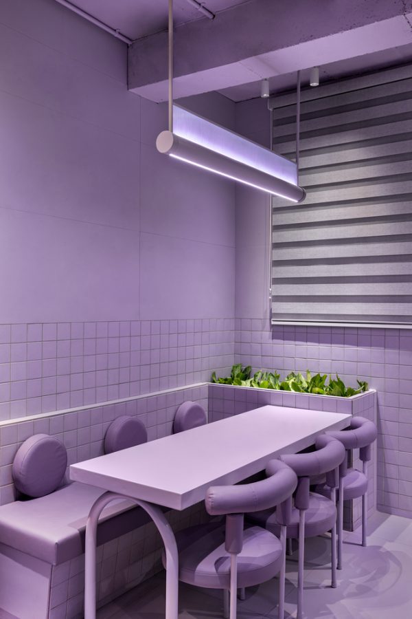 رستوران با رنگ آمیزی خاص - تحریریه آس دیزاین 