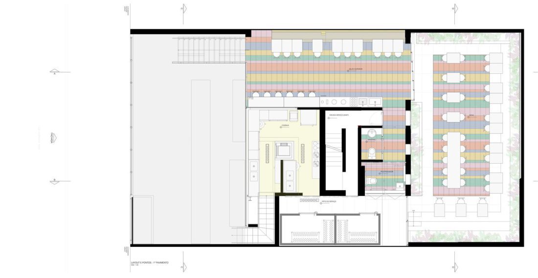 پلان طبقه اول - تحریریه آس دیزاین