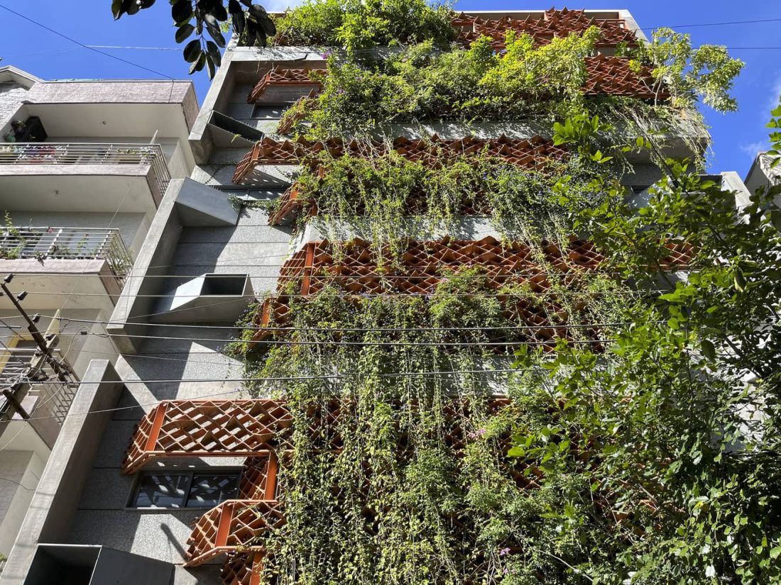 طراحی نمای ساختمان با پوشش گیاهی - تحریریه آس دیزاین