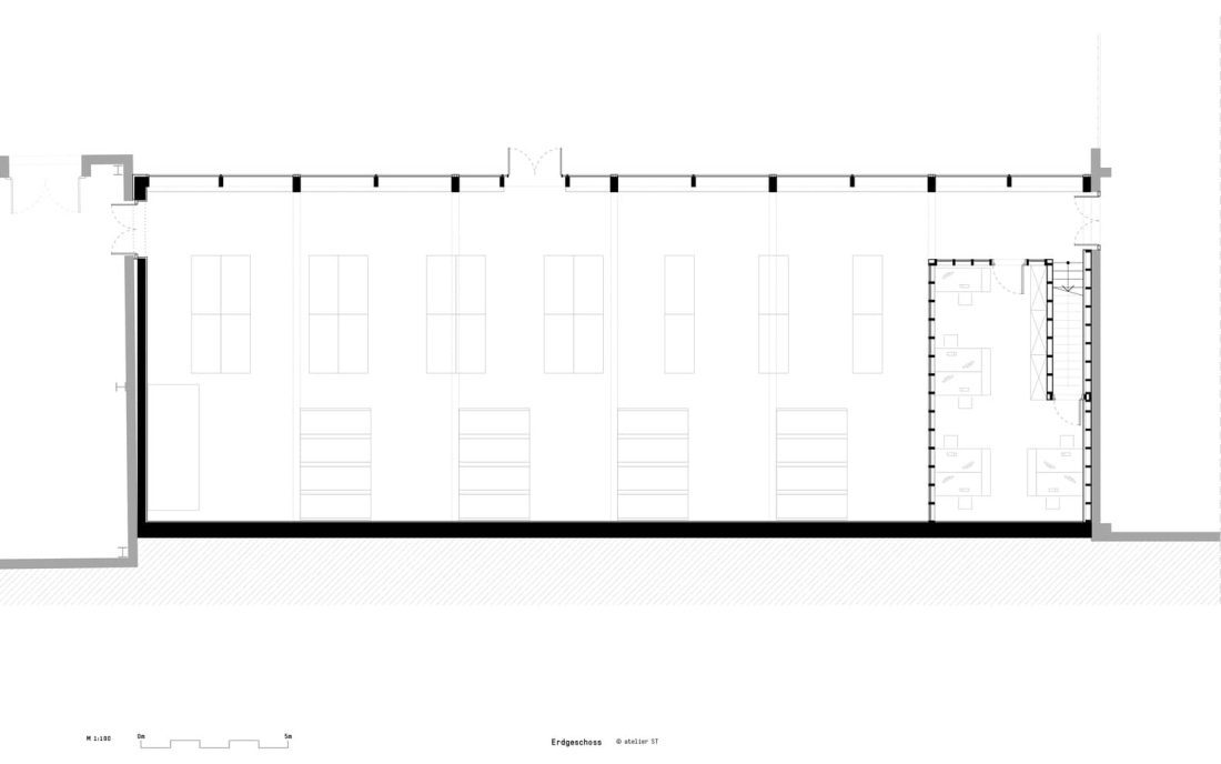 پلان طبقه اول - تحریریه آس دیزاین