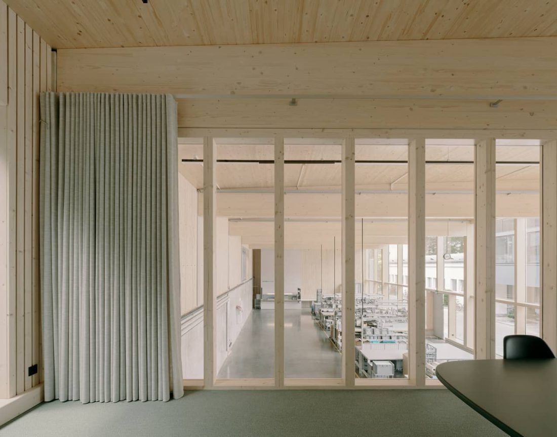 طراحی سالن تولید با چوب - تحریریه آس دیزاین