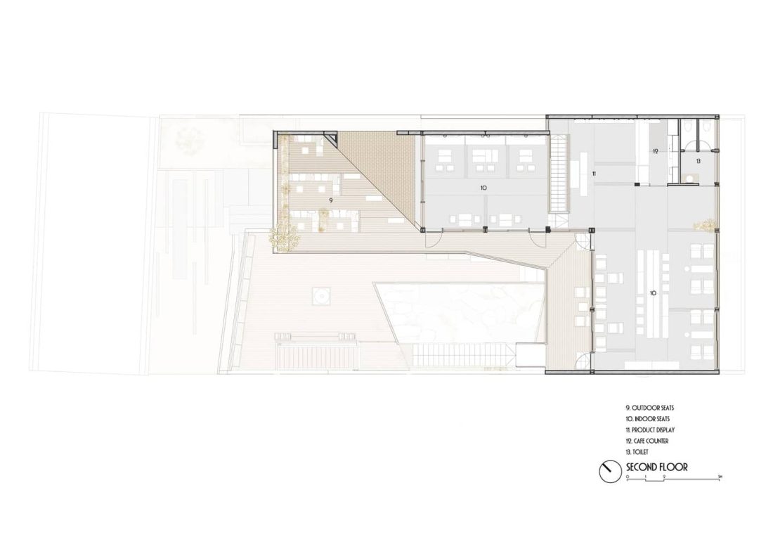 پلان طبقه دوم - تحریریه آس دیزاین