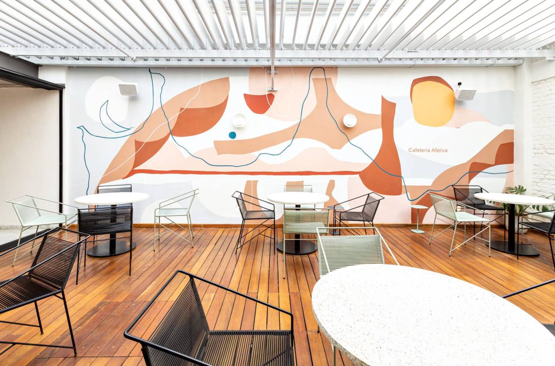 طراحی فضای بسته کافه - تحریریه آس دیزاین