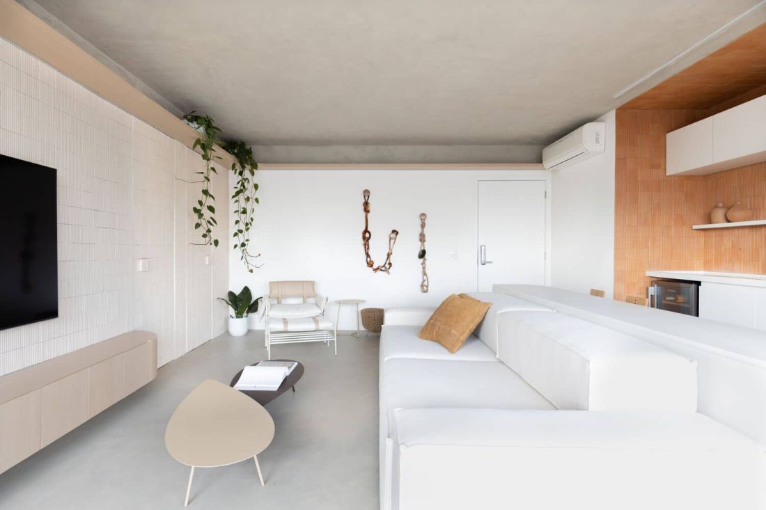 طراحی داخلی آپارتمان با رنگ های روشن - تحریریه آس دیزاین